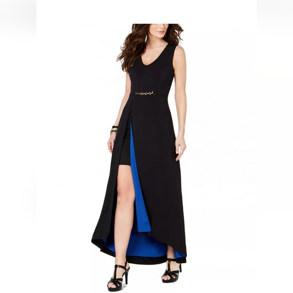 Thalia Sodi Dresses & Skirts - Thalia Sodi Women's Belted-Detail Maxi Dress (X-Large, Black)NWT
